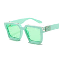 Luxury Square Man Sunglasses Glamour Fashion Brand Sun Glasses For Woman Classic Vintage Black Designer Gradient Shades