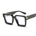 Luxury Square Man Sunglasses Glamour Fashion Brand Sun Glasses For Woman Classic Vintage Black Designer Gradient Shades