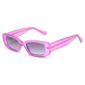 Fashion Rectangle Women Men Vintage Small Eyewear Female Luxury Brand Gradient High Quality Sun Glasses