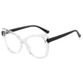 New Fashion Retro Cat Eye Anti Blue Light Glasses For Women Vintage Computer Eyeglasses Oversized Frame Double Blocking Eyewear