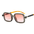 New Fashion Retro Square Sunglasses For Women Men Luxury Brand Clear Anti Blue Light Glasses Frame Famale Rectangle Shades UV400