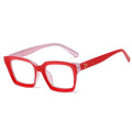 New Retro Square Anti Blue Light Glasses For Women Men Vintage Reading Clear Computre Pink Blue Black Eyeglasses Frames Lentes O