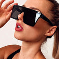 Oversized Square Sunglasses Women Vintage Big Frame Women Sun Glasses Fashion Shades for Women/Men Gafas