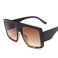 One Piece Shield Square Sunglasses For Women Vintage Oversized Black Pink Sun Glasses Female Luxury Brand Gradient Oculos UV400