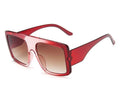 One Piece Shield Square Sunglasses For Women Vintage Oversized Black Pink Sun Glasses Female Luxury Brand Gradient Oculos UV400