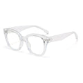 Oulylan Square Anti Blue Light Glasses Frame Women Men Optical Computer Eyeglasses Frames Office Decoration Fake Eyewear