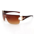 Oversize Sports Men's Cycling Sun Glasses Punk One Piece Goggle Women 2000'S Brand Designer Sun Glasses Y2k Sunglasses