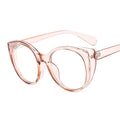Oversized Cat Eye Optical Glasses Women Men Vintage Clear Glasses Eyeglasses Frame Transparent Lens Spectacle Frame Unisex