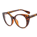 Oversized Cat Eye Optical Glasses Women Men Vintage Clear Glasses Eyeglasses Frame Transparent Lens Spectacle Frame Unisex