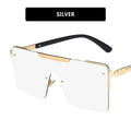 Oversized Square Sunglasses Women Sexy Retro Vintage Sun Glasses Luxury Brand Designer Eyeglasses Eyewear Female Oculos