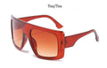 Pink Oversized Sunglasses For Women Classic Square Brand Clear Shades Vintage Big Frame Sun Glasses Female Oculos Feminino