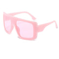 Pink Oversized Sunglasses For Women Classic Square Brand Clear Shades Vintage Big Frame Sun Glasses Female Oculos Feminino