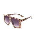 Punk Leopard Sunglasses Women Sexy Oversized Sun Glasses Men UV400  Gradient Shades Steampunk Goggles Eyewear Oculos Escuros