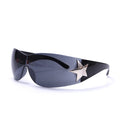 Punk Sports Sunglasses Women Brand Designer Wrap Around Sun Glasses For Men UV400 Goggles Shades One Piece Fashion Eyewear