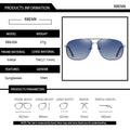 Men Vintage Metal Polarized Sunglasses Classic Brand Sun Glasses Coating Lens Driving Eyewear for Male Women