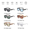 2022 Male Vintage Sunglasses Men Small Rectangle Glasses Men/Women Brand Designer Eyewear Black Gafas De Sol Hombre UV400