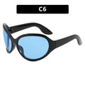 Sunglasses Women Oval Eyeglasses Women/Men Brand Designer Glasses Women Trendy UV400 Outdoor  Lentes De Sol Mujer