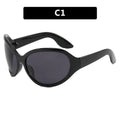 Sunglasses Women Oval Eyeglasses Women/Men Brand Designer Glasses Women Trendy UV400 Outdoor  Lentes De Sol Mujer