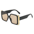 Square Oversized Sunglasses Women Vintage Golden Eyewear for Women/Men 2023 High Quality Glasses Gafas De Sol Hombre