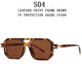 Retro Fashion Glasses Square Sunglasses For Men Blue Light Blocking Shades Sunglasses Women Vintage Vasos Decorativos Oculos Sol