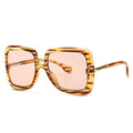 Oversized Sunglasses Women  Vintage Square Fashion Big Large Grain Frame