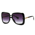 Oversized Sunglasses Women  Vintage Square Fashion Big Large Grain Frame