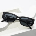 New Small Frame Cat Eye Sunglasses Women Personality Hollow Triangle Sun Glasses Men Trendy Retro Oval Gafas De Sol Mujer