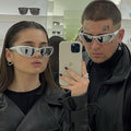 Steampunk Fashion Goggle Women Sunglasses 2023 Female Men Punk Sun Glasses Vintage Shades Eyewear Lady Rideing Eyeglasses UV400