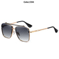 Classic Punk Sunglasses Women Fashion Square UV400 Gradient Lens Men Vintage Brand Design Metal Frame Glasses