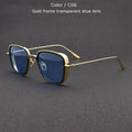 Classic Steampunk Sunglasses Fashion Men Women Brand Designer Vintage Square Metal Frame Sun Glasses High Quality