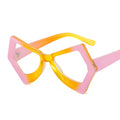 Trendy Irregular Sunglasses Women Men UV400 Punk Sun Glasses Personality Shades Fashion Eyewear Colorful Eyeglasses