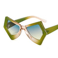Trendy Irregular Sunglasses Women Men UV400 Punk Sun Glasses Personality Shades Fashion Eyewear Colorful Eyeglasses