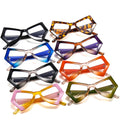 Trendy Irregular Sunglasses Women Men UV400 Punk Sun Glasses Personality Shades Fashion Eyewear Colorful Eyeglasses