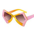 Trendy Irregular Sunglasses Women Men UV400 Punk Sun Glasses Personality Shades Fashion Eyewear Colorful Eyeglasses