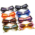 Trendy Irregular Sunglasses Women Men UV400 Punk Sun Glasses Personality Shades Fashion Eyewear Colorful Eyeglasses