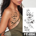 Waterproof Temporary Tattoo Sticker I Love You Flash Tattoos Lip Print Butterfly Flowers Body Art Arm Fake Sleeve Tatoo WomenJ82507-19-FF084