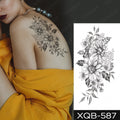Waterproof Temporary Tattoo Sticker I Love You Flash Tattoos Lip Print Butterfly Flowers Body Art Arm Fake Sleeve Tatoo WomenJ82507-20-XQB587