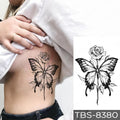 Waterproof Temporary Tattoo Sticker I Love You Flash Tattoos Lip Print Butterfly Flowers Body Art Arm Fake Sleeve Tatoo WomenJ82507-42-TBS8380