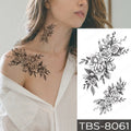 Waterproof Temporary Tattoo Sticker I Love You Flash Tattoos Lip Print Butterfly Flowers Body Art Arm Fake Sleeve Tatoo WomenJ82507-46-TBS8061