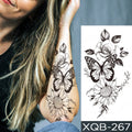 Waterproof Temporary Tattoo Sticker I Love You Flash Tattoos Lip Print Butterfly Flowers Body Art Arm Fake Sleeve Tatoo WomenJ82507-10-XQB267
