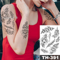 Waterproof Temporary Tattoo Sticker I Love You Flash Tattoos Lip Print Butterfly Flowers Body Art Arm Fake Sleeve Tatoo WomenJ82507-14-TH391