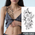 Waterproof Temporary Tattoo Sticker I Love You Flash Tattoos Lip Print Butterfly Flowers Body Art Arm Fake Sleeve Tatoo WomenJ82507-08-XQB582