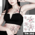 Waterproof Temporary Tattoo Sticker I Love You Flash Tattoos Lip Print Butterfly Flowers Body Art Arm Fake Sleeve Tatoo WomenJ82507-48-TH392
