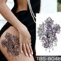 Waterproof Temporary Tattoo Sticker I Love You Flash Tattoos Lip Print Butterfly Flowers Body Art Arm Fake Sleeve Tatoo WomenJ82507-45-TBS8048