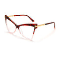 Women Cat Eye Glasses Men Triangle Optical Frames Ladies Fashion Eyewear Prescription Transparent Spectacle Eyeglass Unisex