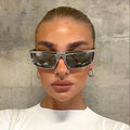 Y2K Sports Punk Sunglasses Women Men 2023 Luxury Brand Designer Square Goggle Sun Glasses UV400 Colorful Mirror Fashion Eyewear