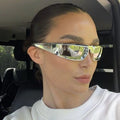 Y2K Sports Punk Sunglasses Women Men 2023 Luxury Brand Designer Square Goggle Sun Glasses UV400 Colorful Mirror Fashion Eyewear