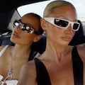 Y2K Sports Punk Sunglasses Women Men 2023 Luxury Brand Designer Square Goggle Sun Glasses UV400 Colorful Mirror Fashion Eyewear