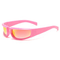 Y2K Sports Punk Sunglasses Women Men 2023 Luxury Brand Designer Square Goggle Sun Glasses UV400 Colorful Mirror Fashion Eyewear