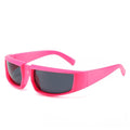 Y2K Sports Punk Sunglasses Women Men 2023 Luxury Brand Designer Square Goggle Sun Glasses UV400 Colorful Mirror Fashion Eyewear